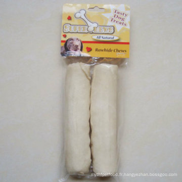 Produits pour animaux de compagnie 5 &quot;White Puffy Roll Dog Food